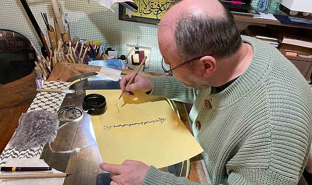 Emekliliğinin ardından Hüsn-i Hat tutkunu oldu