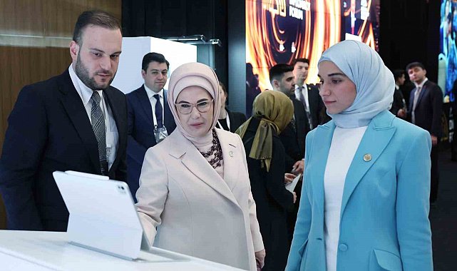 Emine Erdoğan, BM Sürdürülebilir Kalkınma Çözümleri Ağı Başkanı Sachs ile görüştü