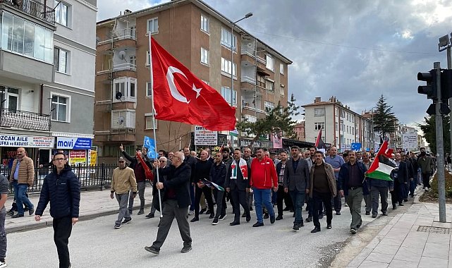 Ereğli'de Doğu Türkistan ve Gazze için destek yürüyüşü düzenlendi