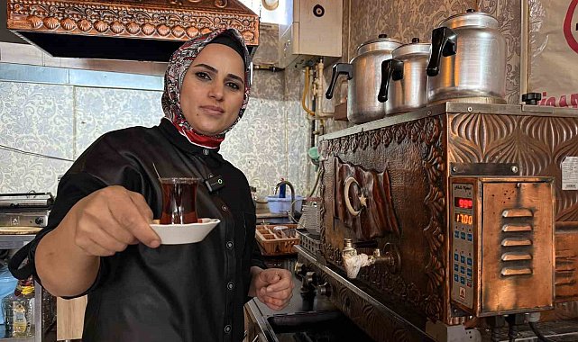 Erkeklerin egemen olduğu çay ocağı sektörüne Tokat'ta kadın girişimci dokunuşu