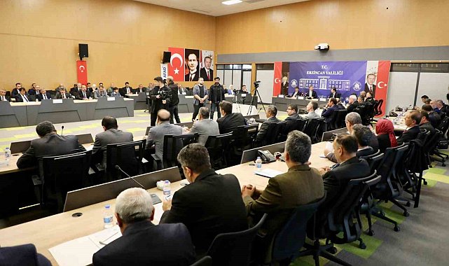 Erzincan'da 2025 Yılı 2. İl Koordinasyon Kurulu Toplantısı yapıldı