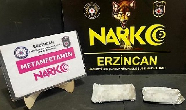 Erzincan'da bir miktar uyuşturucu madde ele geçirildi