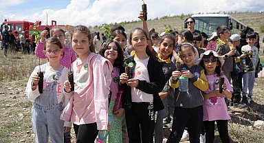 Erzincan'da fidan dikme şenliği düzenlendi