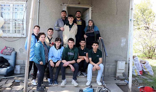 Erzincan'da meslek lisesi öğrencileri iyilik mesaisinde