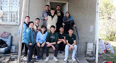 Erzincan'da meslek lisesi öğrencileri iyilik mesaisinde