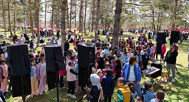 Erzurum'da 23 Nisan coşkusu piknikle taçlandı