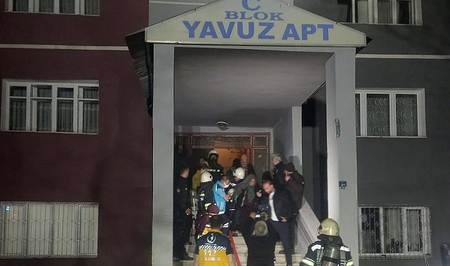 Erzurum'da korkutan yangın