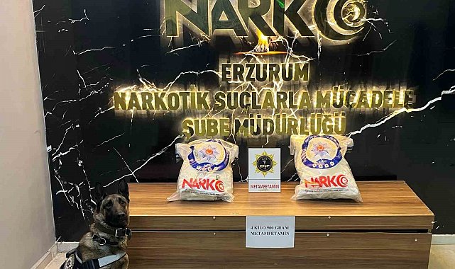 Erzurum'da uyuşturucu operasyonu