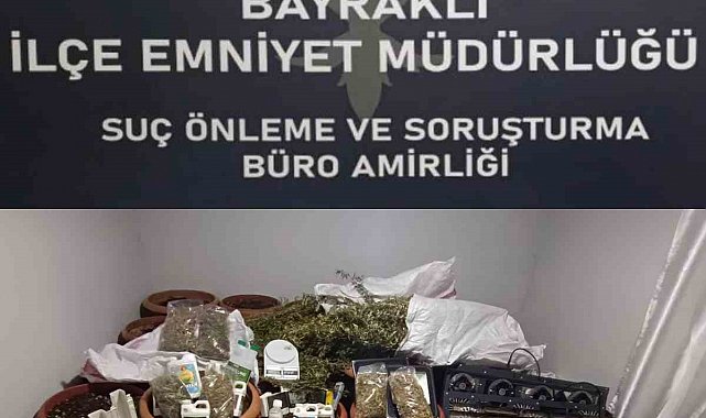 Ev değil zehir imalathanesi: İzmir'de polisten uyuşturucu baskını