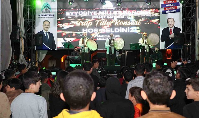 Eyyübiye Millet Bahçesinde coşkulu gece