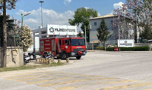 Fabrikada çıkan yangın itfaiye ekiplerini harekete geçirdi