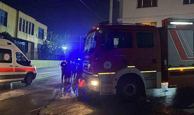 Fabrikada yangın paniği