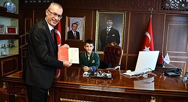 Fethiye'de Kaymakamlık koltuğunu öğrenciler devraldı