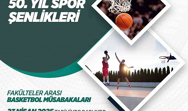 FÜ'de 50. yıl coşkusu spor şenlikleriyle sürüyor