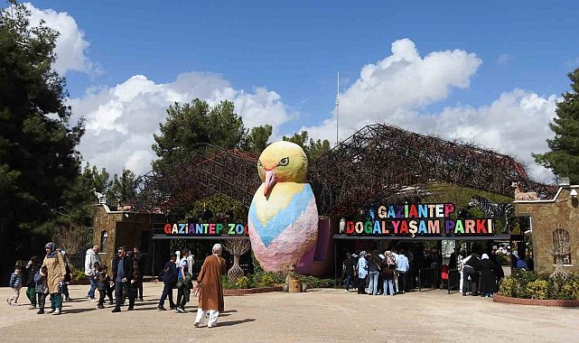 Gaziantep Doğal Yaşam Parkı'nda bayram rekoru