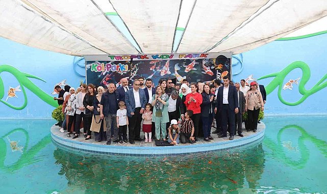 Gaziantep Doğal Yaşam Parkı'nda Tropikal Koi Parkı açıldı