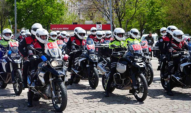 Gaziantep'te Türk Polis Teşkilatı'nın 180'inci yılı kortejle kutlandı