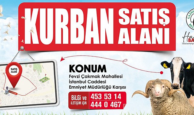 Gaziosmanpaşa'da modern ve hijyenik kurban satış alanı kuruldu