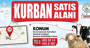 Gaziosmanpaşa'da modern ve hijyenik kurban satış alanı kuruldu