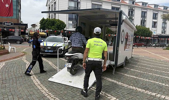 Gazipaşa'da trafik güvenliği eğitimleri