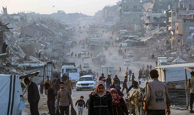 Gazze'de ateşkesin ardından 420 bin kişi yerinden edildi