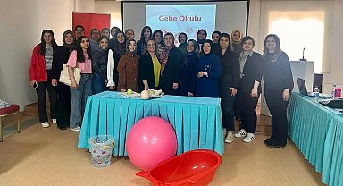Gebe okullarında görevli sağlık çalışanlarına "Doğuma Hazırlık Eğitimi" düzenlendi