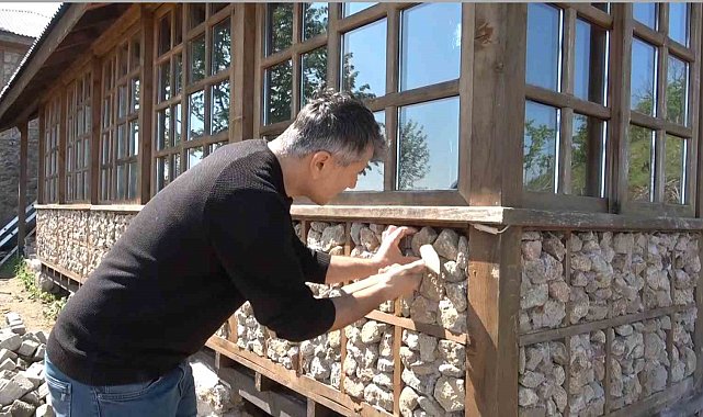 Giresun'da asırlık taş evler yeniden hayat buluyor