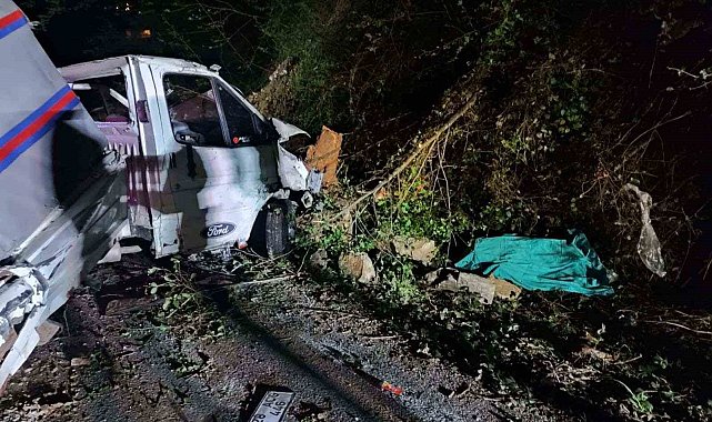 Giresun'da trafik kazası: 1 ölü, 1 yaralı