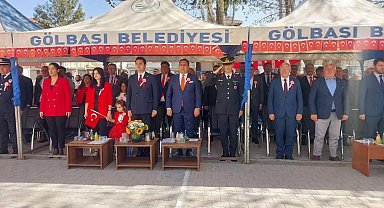 Gölbaşı'nda 23 Nisan kutlandı