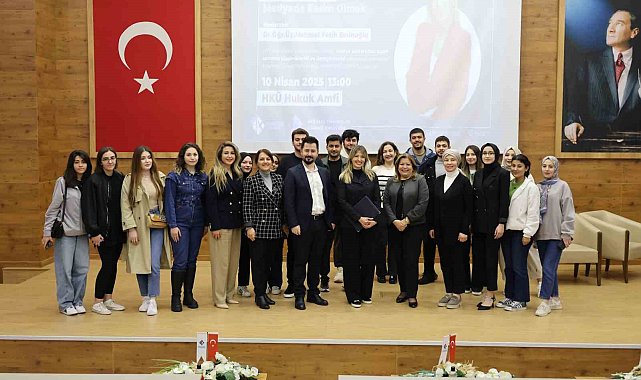 Haber Spikeri Nihan Günay, HKÜ öğrencileriyle bir araya geldi