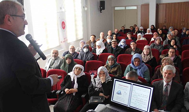 Hacı adaylarına eğitim semineri