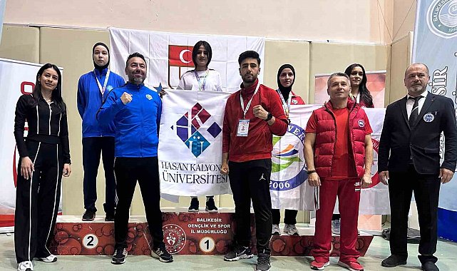 Hasan Kalyoncu Üniversitesi öğrencisi Türkiye şampiyonu oldu