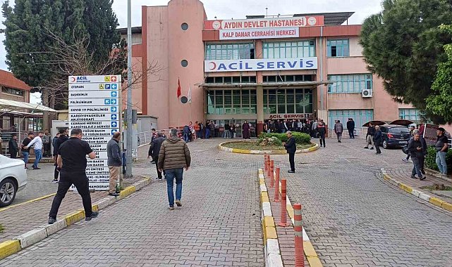 Hasta ziyaretine gelen aile üyeleri birbirine girdi