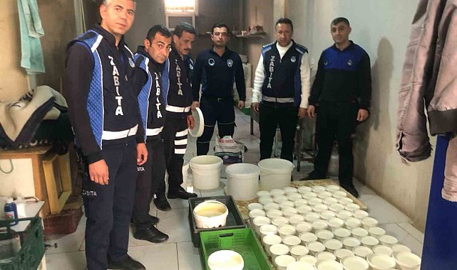 Hatay'da sağlıksız şartlarda üretilen 220 kilo süt ve süt ürünleri imha edildi