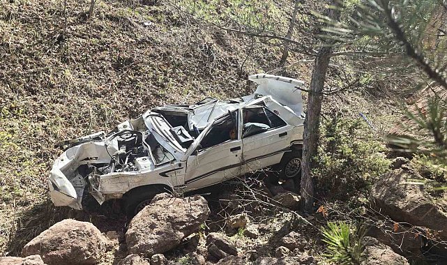 Hisarcık'ta trafik kazası: 1 yaralı