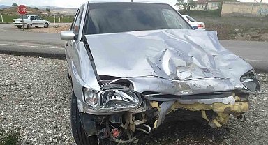 Hisarcık'ta trafik kazası: 3 yaralı