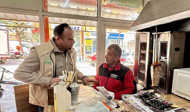Hüyük'te dönercilere sıkı denetim