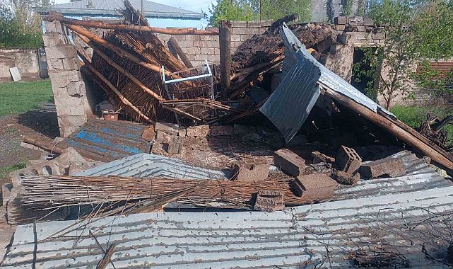 Iğdır'da sağanak yağış yıkıma neden oldu