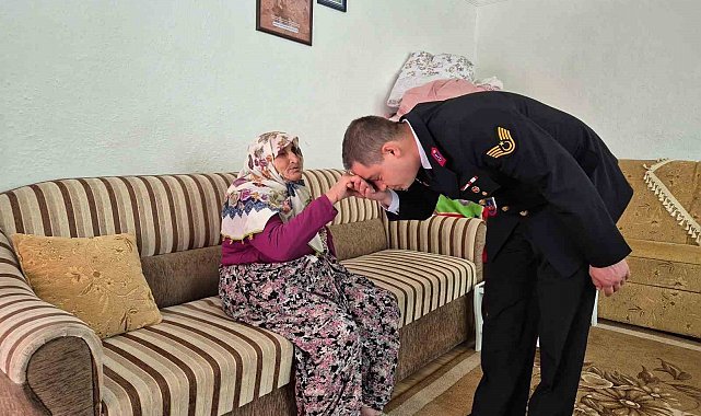 İl Jandarma Komutanlığı'ndan şehit ve gazi ailelerine ziyaret