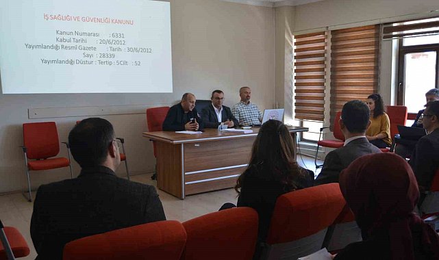 İl Sağlık Müdürlüğü'nde iş sağlığı ve güvenliği toplantısı yapıldı