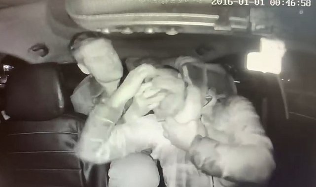 İngiliz boksörün, taksi şoförünü darp ettiği anlar ortaya çıktı