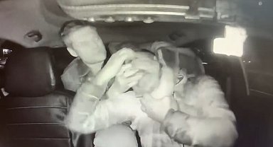 İngiliz boksörün, taksi şoförünü darp ettiği anlar ortaya çıktı