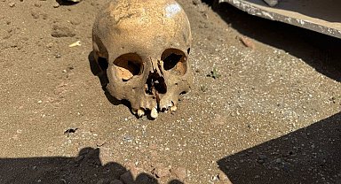 İnşaat işçilerinin bulduğu kafatası ekipleri harekete geçirdi