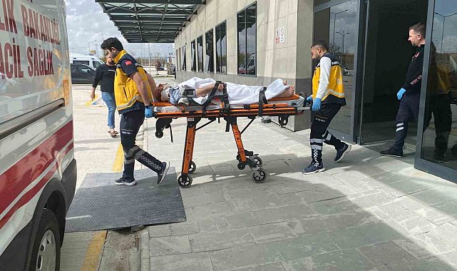 İnşaattan düşen kişi hastanelik oldu