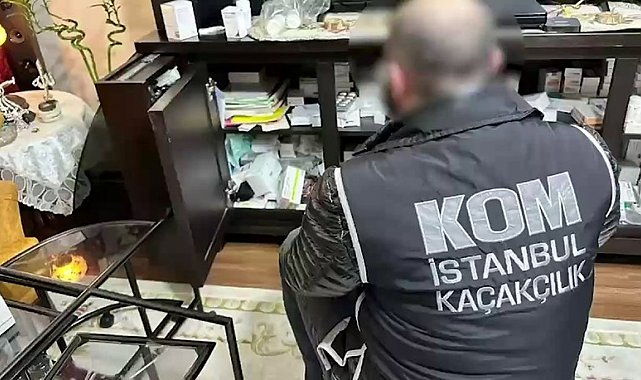 İstanbul'da kaçakçılık operasyonunda 400 milyon liralık ilaç ele geçirildi