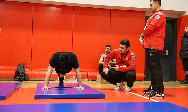 İtfaiye eri olabilmek için ter döktüler