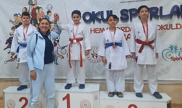 İzmir Karate Şampiyonası'nda Aliağa rüzgârı