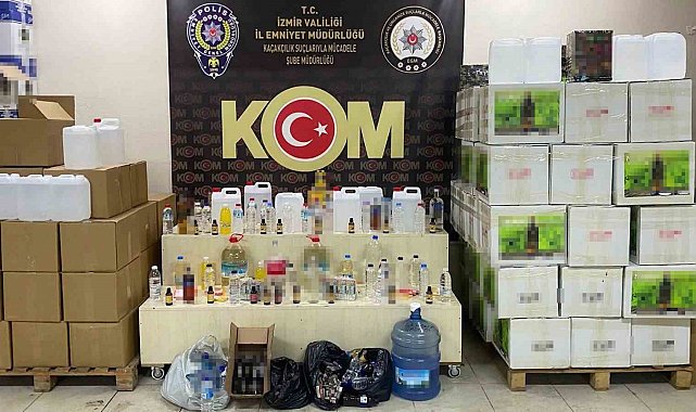 İzmir'de kaçakçılık operasyonu: 6 milyon liralık malzeme ele geçirildi