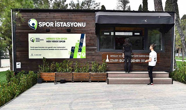 İzmir'in ilk spor istasyonu Hasanağa Bahçesi'nde açıldı