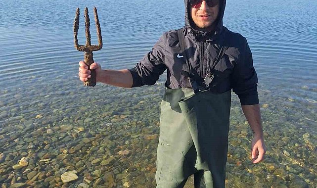 İznik Gölü'nden Poseidon Mızrağı çıktı